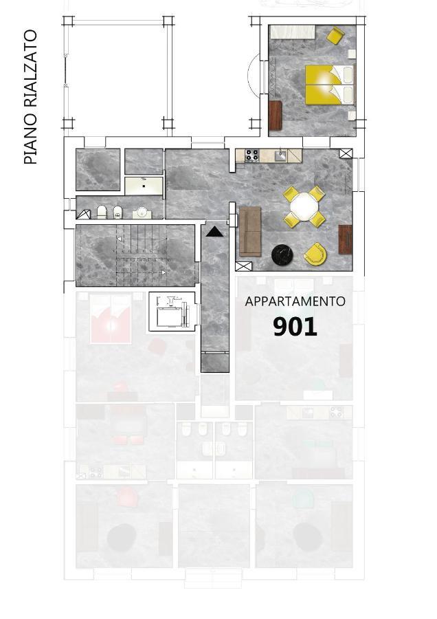 Apartament Palazzo Novecento Margherita Di Savoia Zewnętrze zdjęcie
